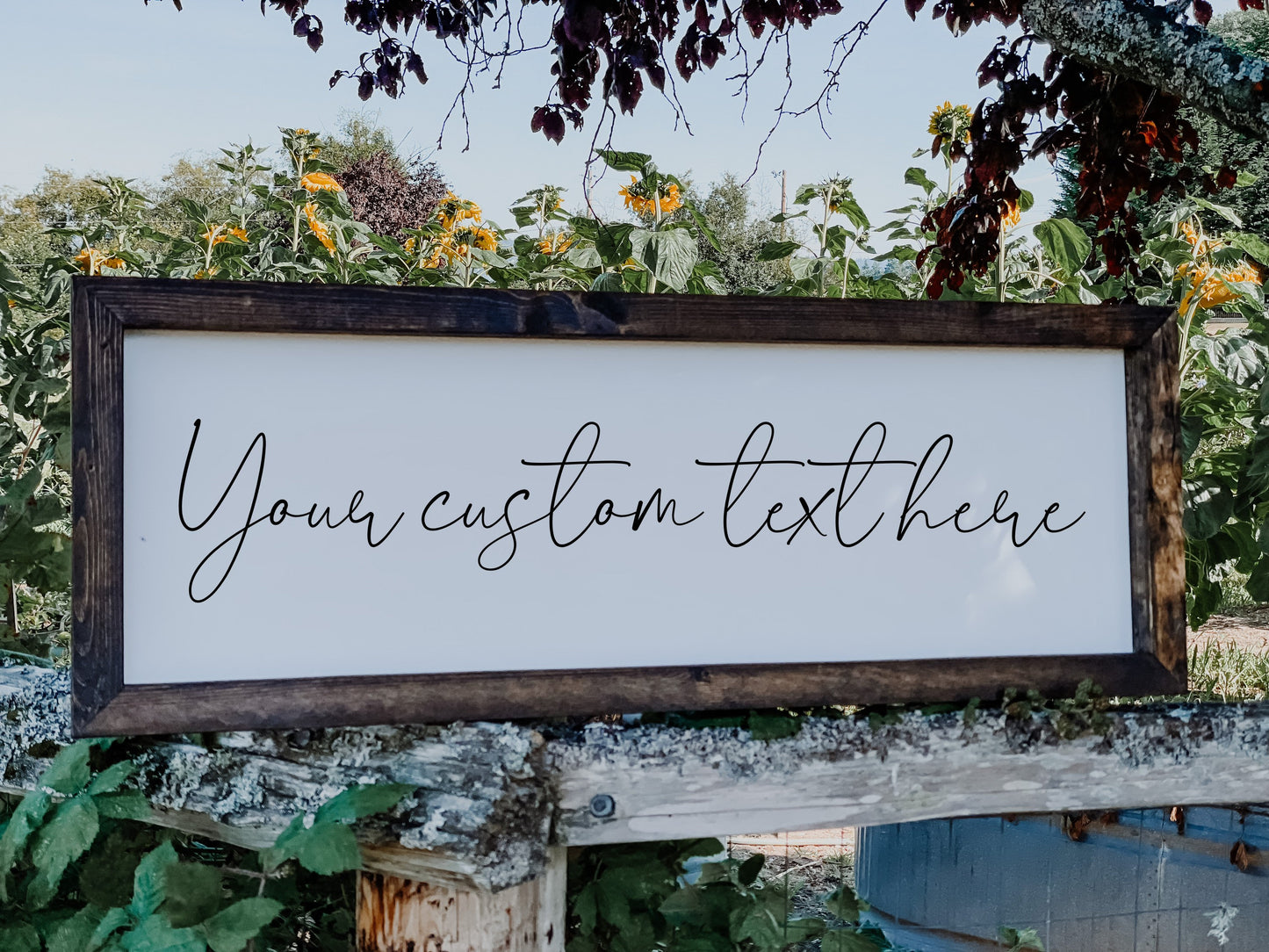 Customizable Handmade Rustic Sign