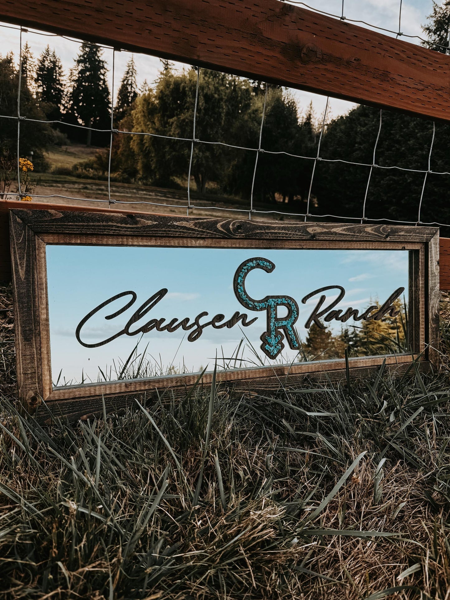 customizable framed mirror