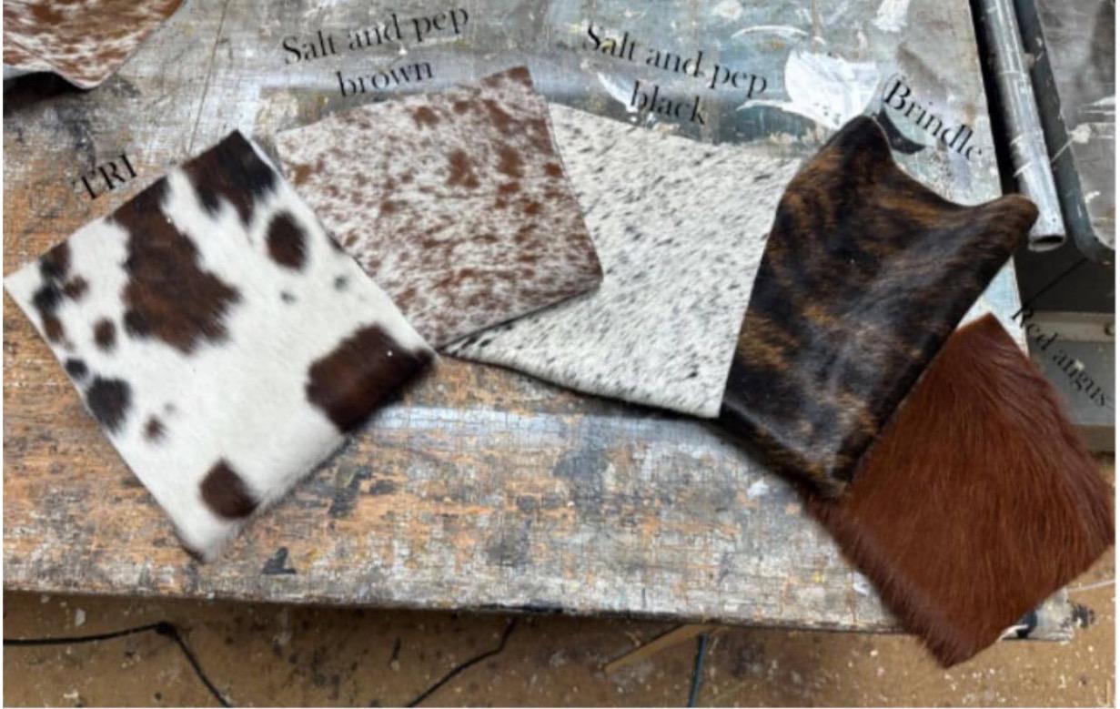 Cowhide Full Length Mirror: Handmade Western Decor